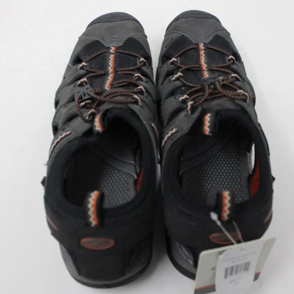 Eddie Bauer Carl Sandals NWT‎ Mens 13 Black Hiking Outdoor Adjustable Closed Toe